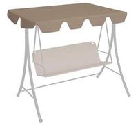 vidaXL Vervangingsluifel voor schommelbank 150/130x105/70 cm taupe312102 G