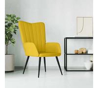 VIDAXL vidaXL Chaise de relaxation - Jaune moutarde