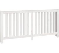 vidaXL vidaXL Habillage de radiateur 169x19x84 cm pin massif blanc