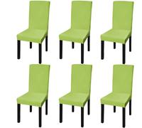 VIDAXL vidaXL Housse de chaise 6 pcs - Vert