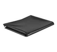 Vidaxl Doublure D'étang Noir 4x6 M Pvc 0,5 Mm Noir
