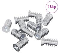vidaXL Vis 10909 pcs argent M6 x 12 mm fer