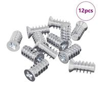 vidaXL Vis 12 pcs Argenté M6 x 12 mm Fer