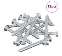 vidaXL Vis 12 pcs Argenté M6 x 60 mm Acier