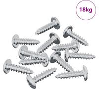 vidaXL Vis 13636 pcs argent M4 x 16 mm acier