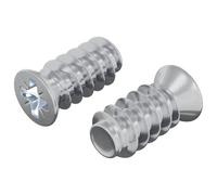 vidaXL Vis 2 pcs Argenté M6 x 12 mm Fer