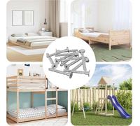 vidaXL Vis 5143 pcs revêtue de zinc 5 x 40 mm fer