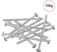 vidaXL Vis 800 pcs argent M6 x 120 mm acier
