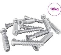 vidaXL Vis à tête 2900 pcs argent acier
