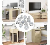 vidaXL Vis à tête fraisée 32727 pcs argent fer