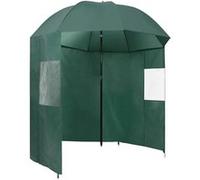 Parasol de plage vidaXL vert 220 x 185 cm