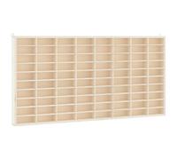 vidaXL Vitrine de Collection en Bois avec 80 Compartiments 80 x 4,5 x 40,5 cm