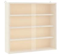 vidaXL Vitrine de Collection en Bois avec Portes 40x8,5x37cm