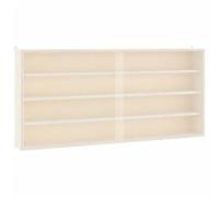 vidaXL Vitrine de collection en bois avec portes 80x8,5x37 cm 4017387.