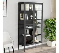 vidaXL Vitrine d'exposition - Anthracite