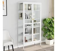 vidaXL Vitrine d'exposition - Blanc