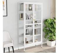 vidaXL Vitrine d'exposition - Blanc