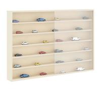 vidaXL Vitrine Murale avec étagère Beige 80 x 8,5 x 54 cm Contreplaqué