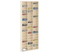 vidaXL Vitrine Murale Beige 30 x 4,5 x 75 cm Bois d'ingénierie, Vitrine rectangulaire pour Salon, étagères murales Modernes, Rangement pour décor et Art