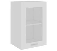 vidaXL Vitrine Suspendue Lyon Blanc 40 x 31 x 60 cm Bois d'ingénierie