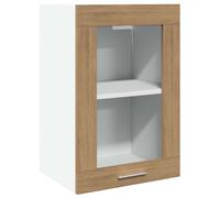 vidaXL Vitrine suspendue Lyon 40 x 31 x 60 cm Chêne artisanal Bois d'ingénierie Marron