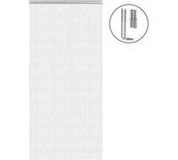 vidaXL Rideau de porte en chaînes 100x212 cm aluminium