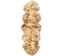 vidaXL Vloerkleed 60x180 cm schapenvacht gemÃªleerd bruin283882 Brun G