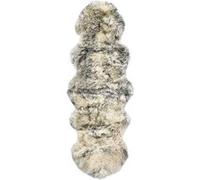 vidaXL Vloerkleed 60x180 cm schapenvacht gemÃªleerd donkergrijs283884 Gris G