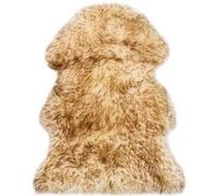vidaXL Vloerkleed 60x90 cm schapenvacht gemÃªleerd bruin283877 Brun G