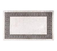 vidaXL Tapis lavable - Beige clair 120x180 cm