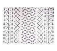 vidaXL – Tapis lavable antidérapant 120×180 cm – Noir et blanc