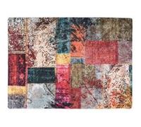 Tapis lavable antidérapant Patchwork 120x180 cm multicolore
