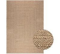 vidaXL – Tapis ZIZUR Aspect jute 160x230 cm intérieur et extérieur