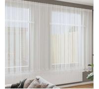 VIDAXL Voilage rideau en dentelle blanc 900 x 240 cm - Polyester