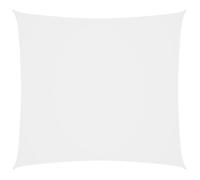 vidaXL Voile de parasol Tissu Oxford carré 2,5x2,5 m Blanc