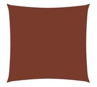 vidaXL Voile de parasol Tissu Oxford carré 2,5x2,5 m Terre cuite