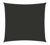 vidaXL Voile de parasol Tissu Oxford carré 6x6 m Anthracite