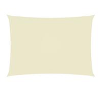 VIDAXL Voile de parasol rectangulaire - Crème