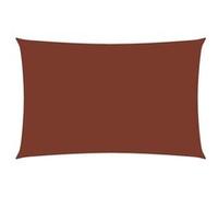 vidaXL Voile de parasol rectangulaire Tissu Oxford 2,5x5 m Terre cuite