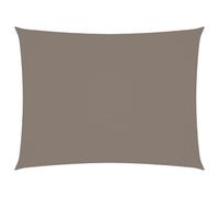 Vidaxl Voile De Parasol Tissu Oxford Rectangulaire 2x3 M Taupe
