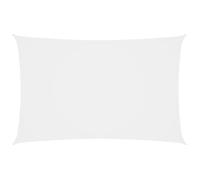 vidaXL Voile de parasol Tissu Oxford rectangulaire 2x5 m Blanc