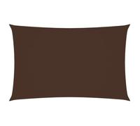 vidaXL Voile de parasol Tissu Oxford rectangulaire 2x5 m Marron