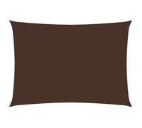 vidaXL Voile de parasol Tissu Oxford rectangulaire 3,5x4,5 m Marron