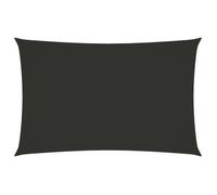 vidaXL Voile de parasol tissu oxford rectangulaire 3,5x5 m anthracite 135105