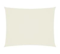 vidaXL Voile de Parasol Tissu Oxford rectangulaire 3x4,5 m crème