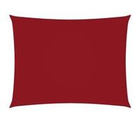 vidaXL Voile de parasol Tissu Oxford rectangulaire 3x4,5 m Rouge Rouge G