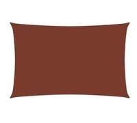 vidaXL Voile de parasol Tissu Oxford rectangulaire 3x6 m Terre cuite Orange G