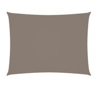 vidaXL Voile d'ombrage Oxford rectangulaire 4x6 m Taupe