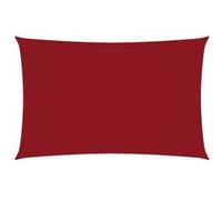 vidaXL Voile d'ombrage Oxford Rectangulaire 4x7 m Rouge