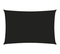 vidaXL Voile d'ombrage Oxford Rectangulaire 5x7 m Noir